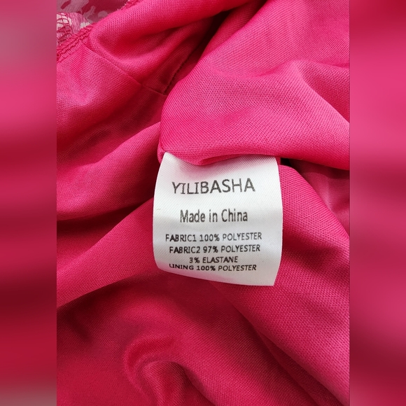 ♥️ NWT YILIBASHA BODY SUIT LONG PUFFY SLEEVE FLORAL BLOUSE - SIZE LARGE ♥️ - Picture 11 of 14